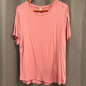 Old Navy Soft Pink Short Sleeve Tee